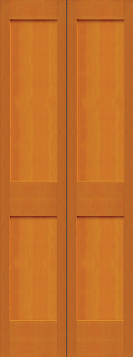 8402BF 2-Panel Fir Shaker Bifold Interior Door - CODEL Doors