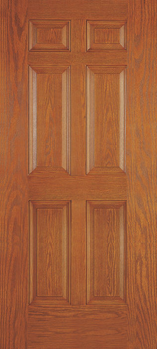 TF6P20 6-Panel Textured Fiberglass 20-Minute Fire Rated Exterior