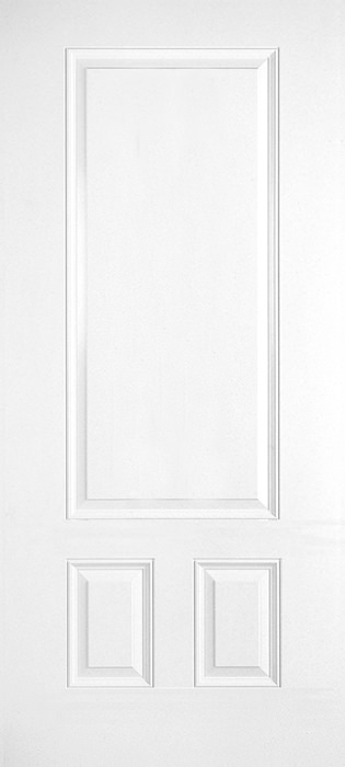 SF3P 3-Panel Smooth Fiberglass Exterior Door - CODEL Doors