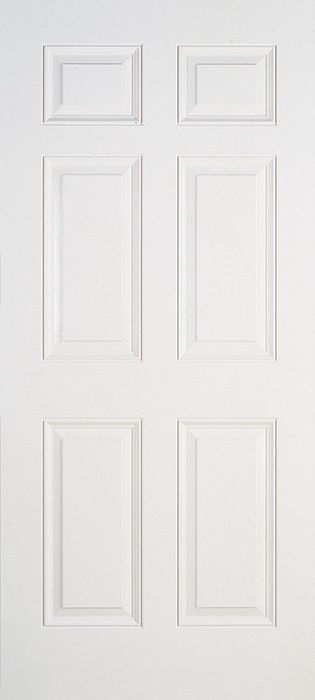 SF6P 6-Panel Smooth Fiberglass Exterior Door - CODEL Doors