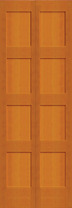4/6の22:00までお値下げ　マルベリー　リリー Re-Design 8444BF 4-Panel Equal Fir Shaker Interior Craftsman Bifold Door