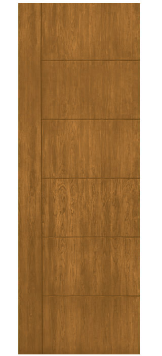 TFCON-C551 Flush Cherry Engraved Fiberglass Door - CODEL Doors