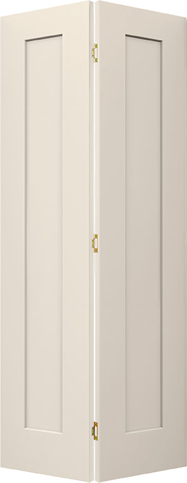 Madison 1-Panel Shaker Molded Interior Bifold Door - CODEL Doors