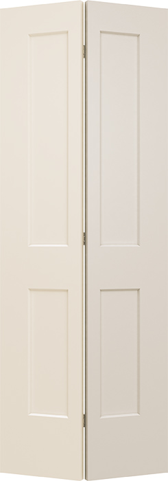 Monroe 2-Panel Shaker Molded Interior Bifold Door - CODEL Doors